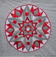 Christl Wiesmann, „Ein neuer Stern“ (Quilt, 2010)