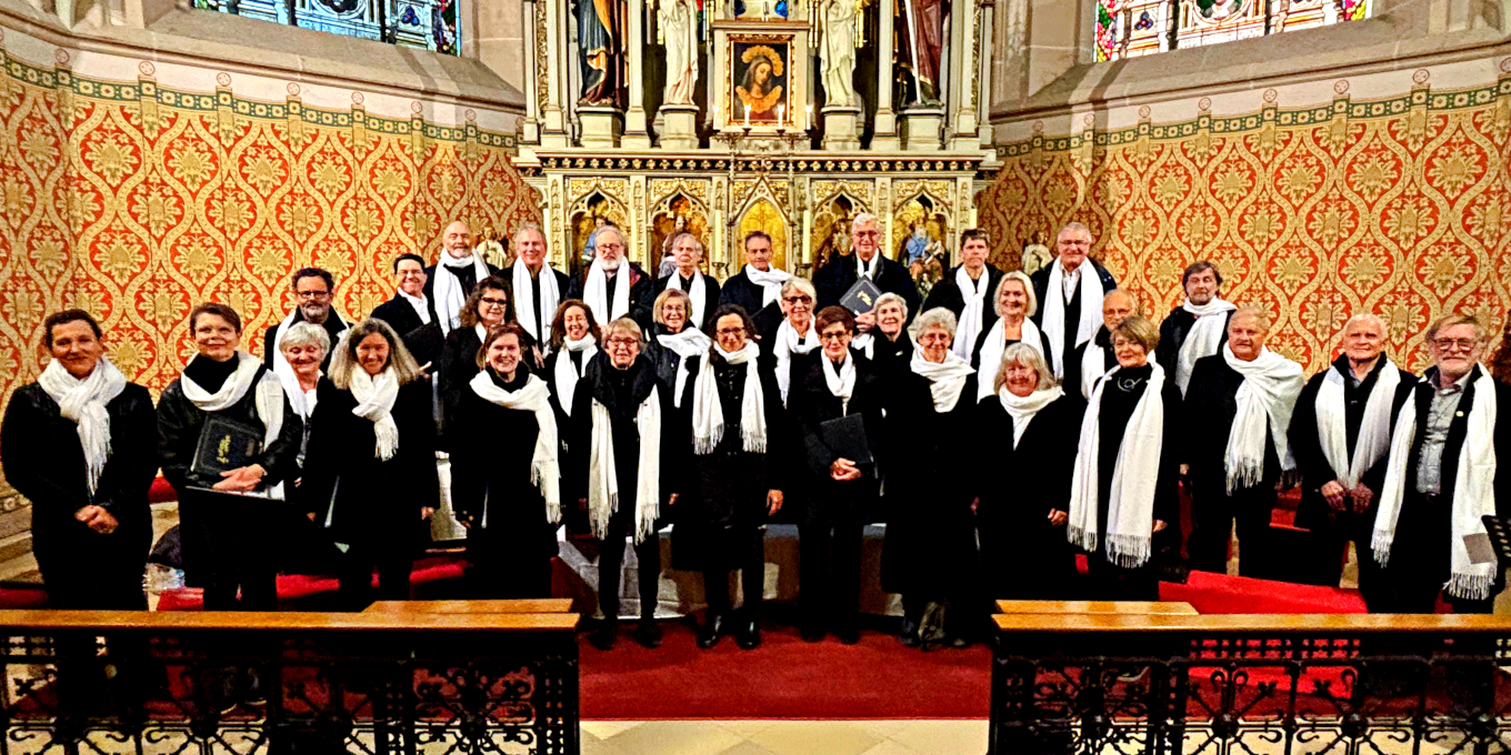 Der Badener Kammerchor im Dezember 2024